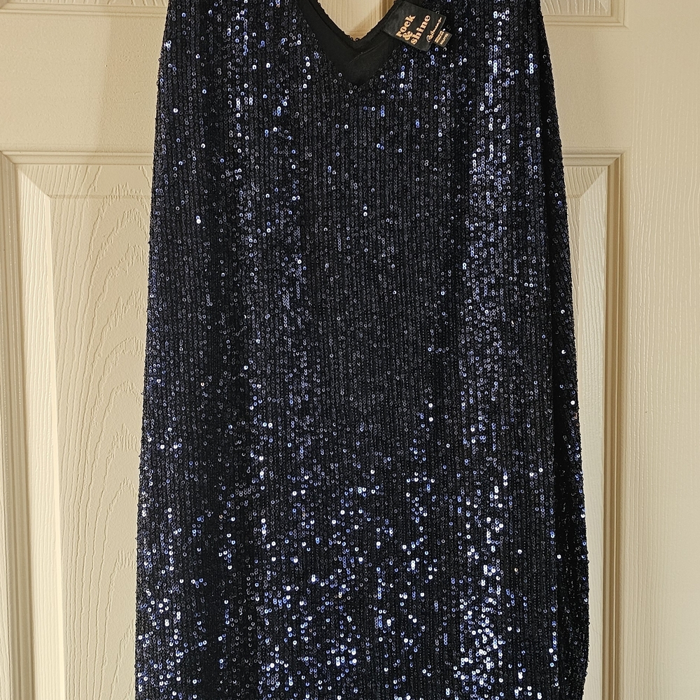 Reitmans Midnight Sequin Dress